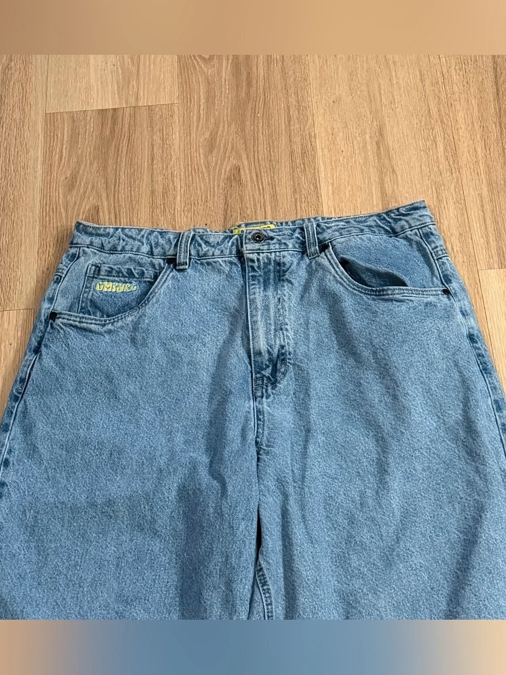 Empyre Loose Fit Relaxed Denim Light Wash Skater Jeans Men’s size 36 Y2K - Picture 3 of 8